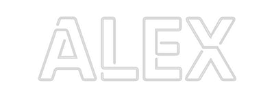 Custom Neon: Alex - signize