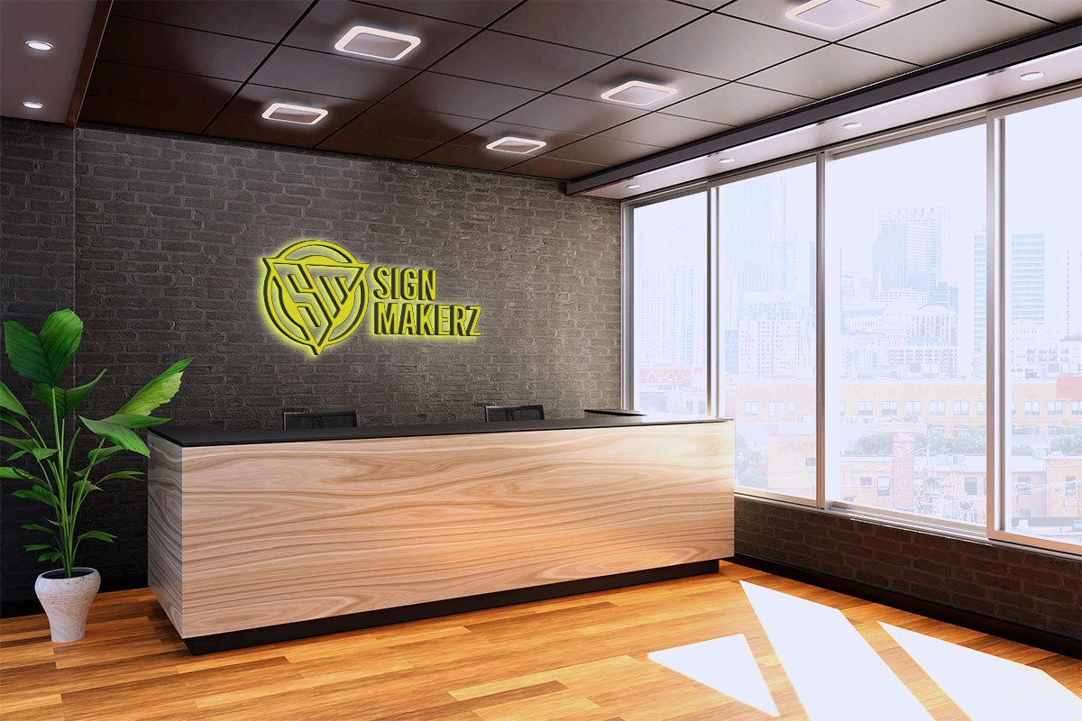 3D Metal Backlit Sign - signize