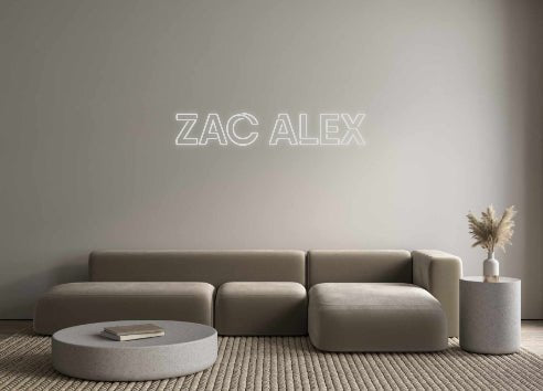 Custom Neon: Zac Alex - signize