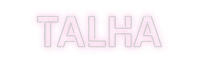 Custom Neon: Talha - signize
