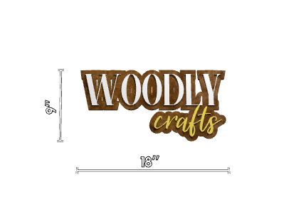 Users custom sign Woodly crafts 18 x 9 45 45139407110452 - signize