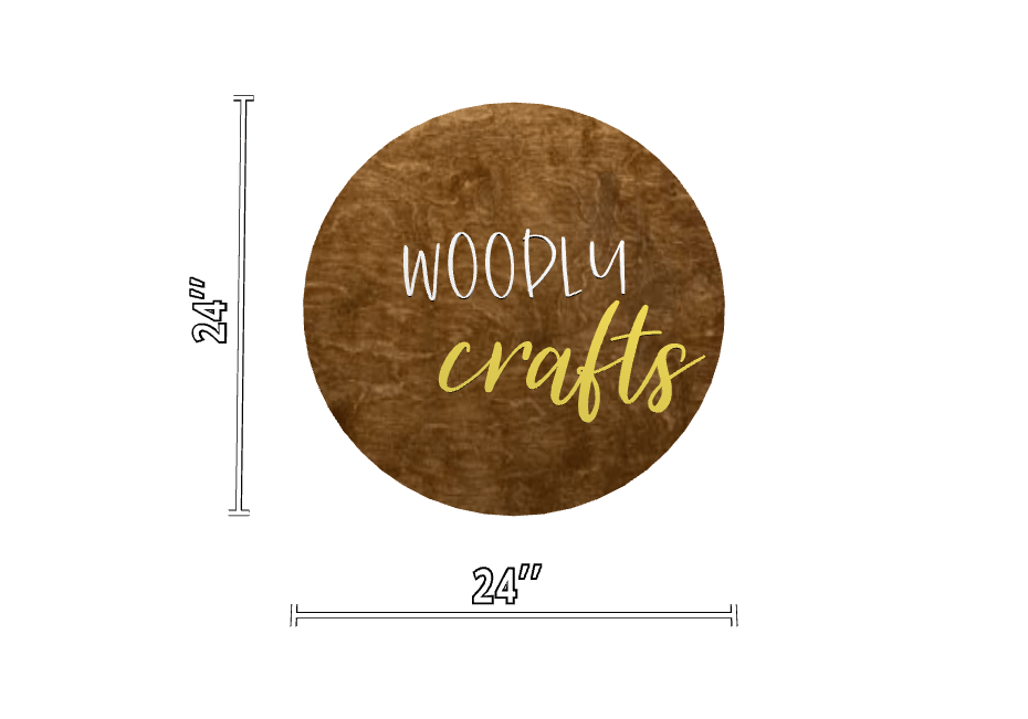 Users custom sign WOODLY crafts 24 x 24 96 45139397280052 - signize