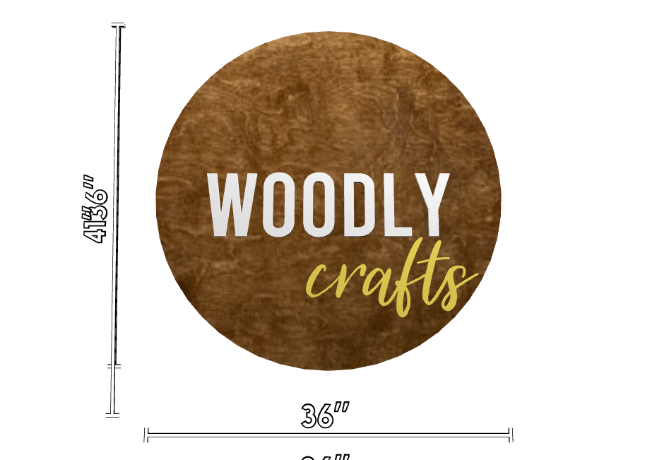 Users custom sign WOODLY crafts 36 x 36 214 45139397312820 - signize